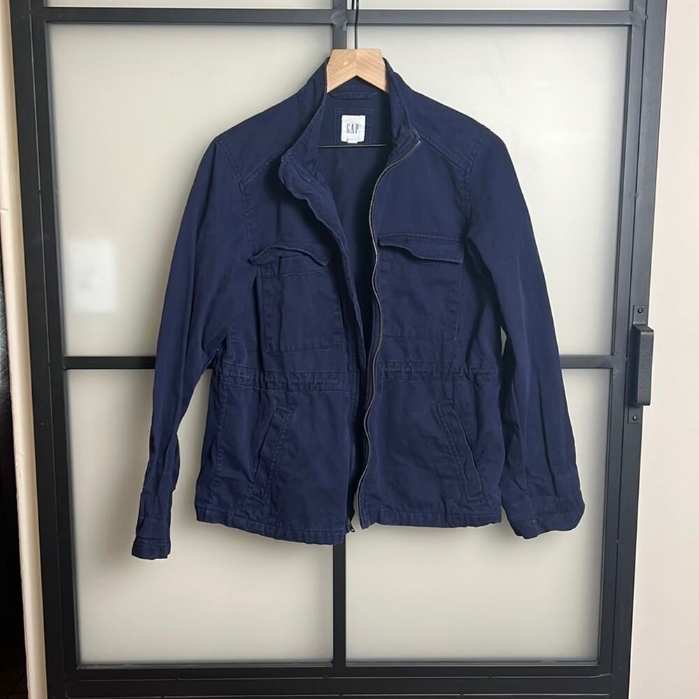 Gap Navy Utility Jacket Size Medium
